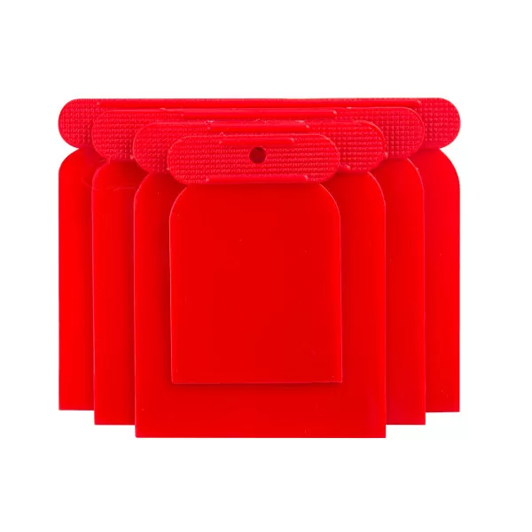 Plastic square scraper 4pcs/set 