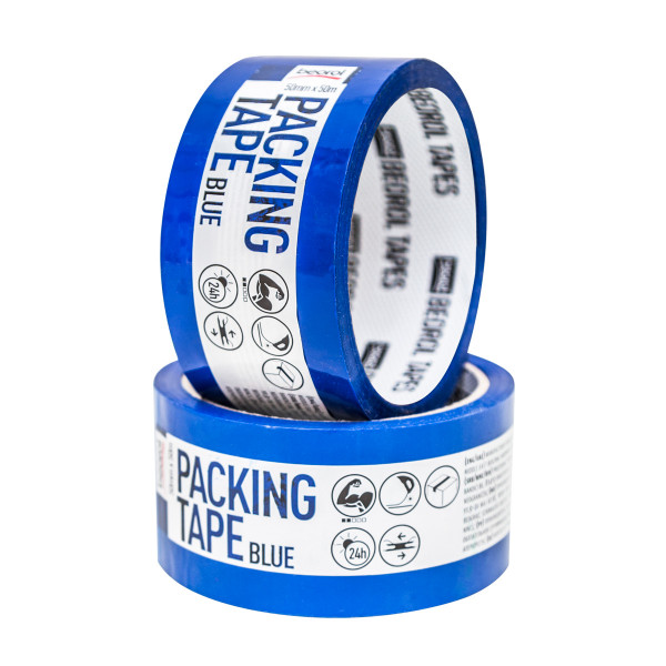 Packing tape, 50mm x 50m, blue 