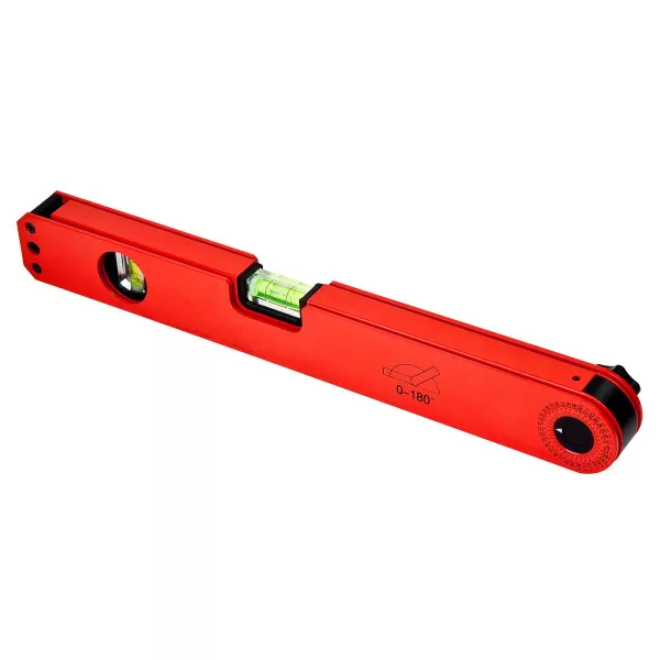 Tape angle measuring spirit level 180˚ 