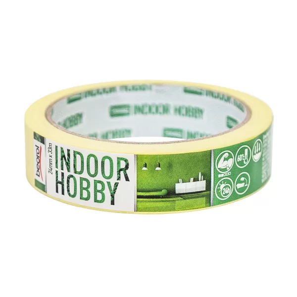 Masking tape Indoor Hobby 24mm x 33m, 60ᵒC 