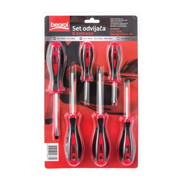 Screwdriver set 6pcs 