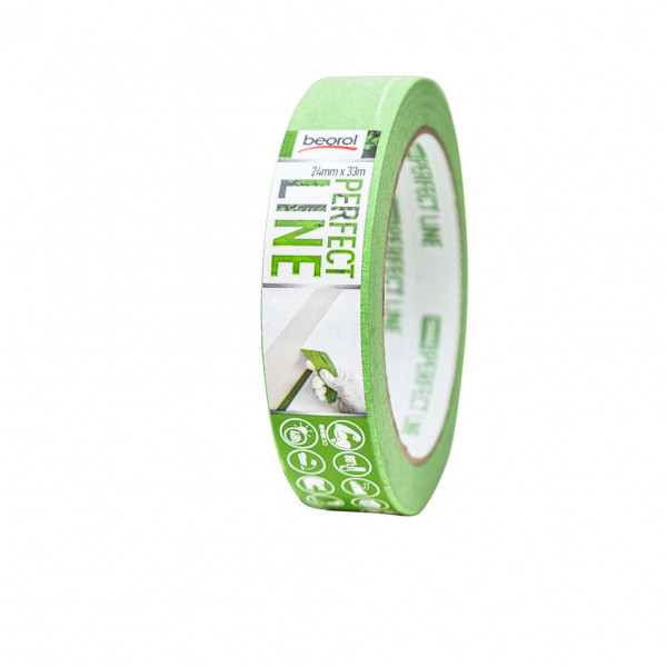 Masking tape Perfect Line 24mm x 33m, 80ᵒC 