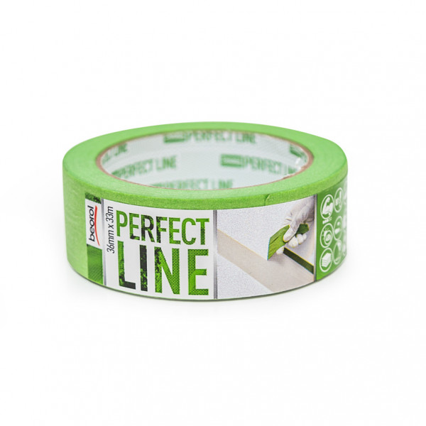 Masking tape Perfect line 36mm x 33m, 80ᵒC 