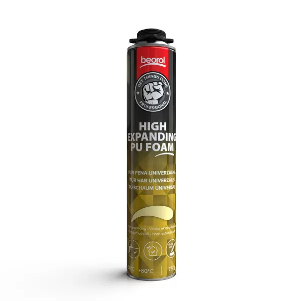PU foam high expanding gun grade, 750ml 