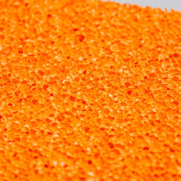 Orange rubber sponge float 