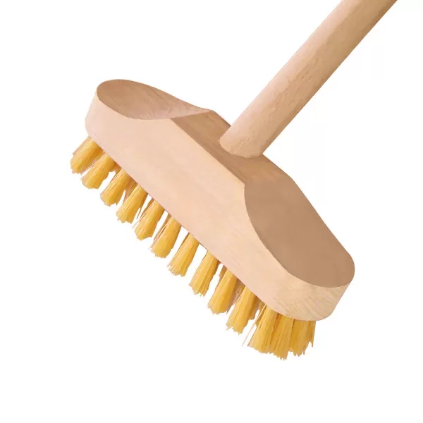 Scrub brush with handle 