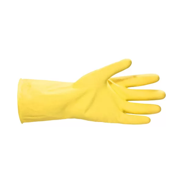 Household glove with flock lining S premium 