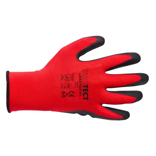 Latex flex universal gloves size L 