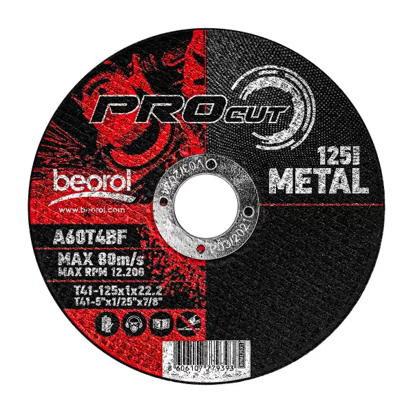 Cutting disc for metal, ø125x1mm 