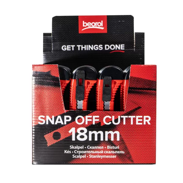 Snap off cutter 18mm, 24 pieces