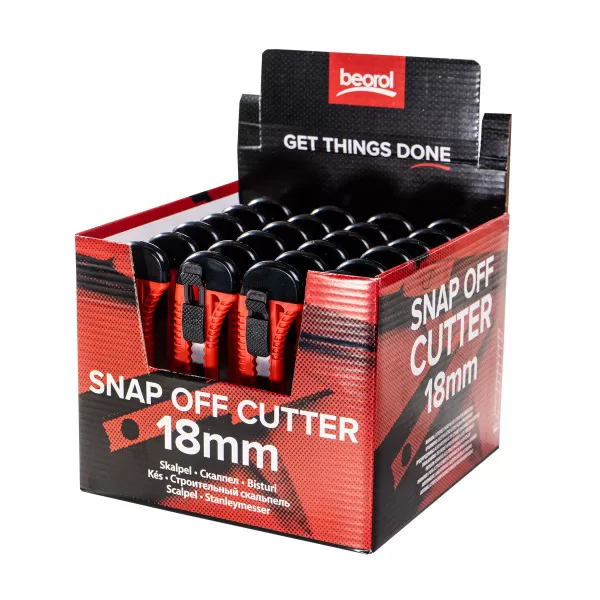 Snap off cutter 18mm, 24 pieces