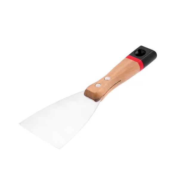 Scraper top painting wooden handle flex 80mm 