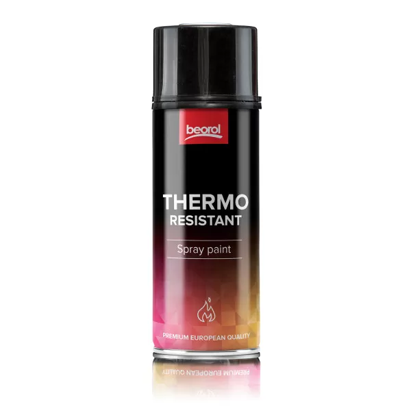 Paint spray for high temperatures black Nero 