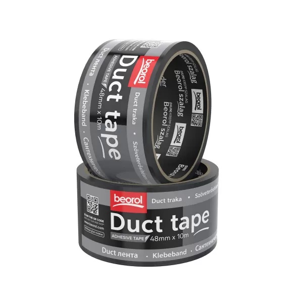 Duct tape 48mm x 10m, black 