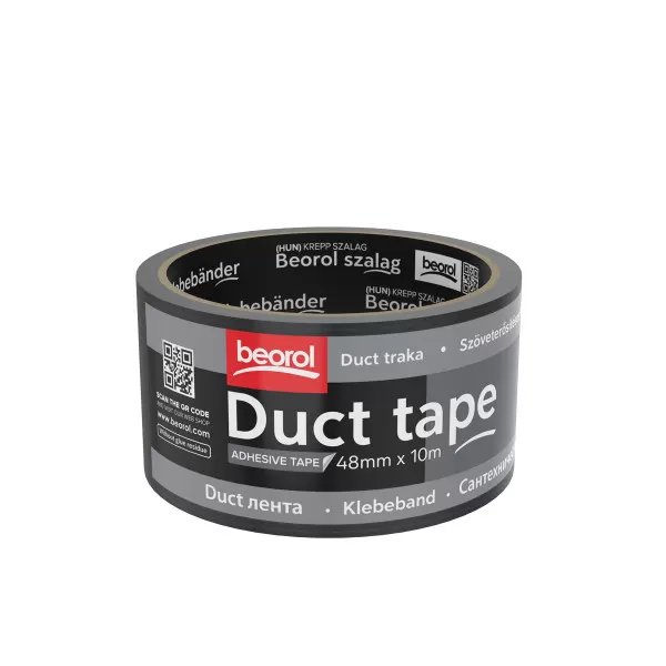Duct tape 48mm x 10m, black 