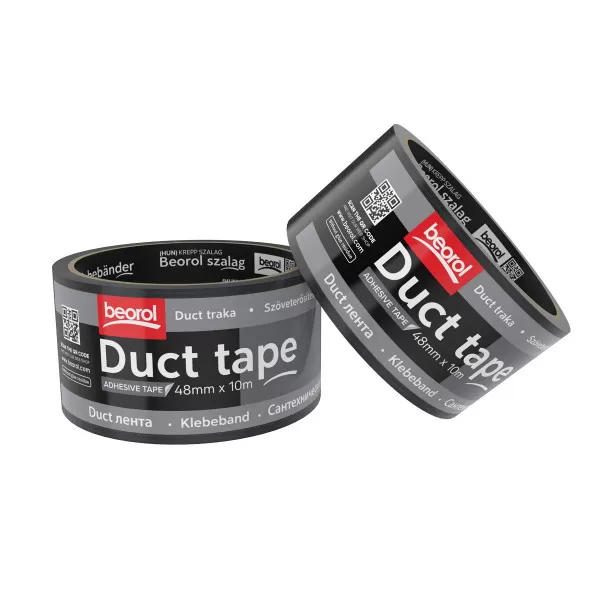 Duct tape 48mm x 10m, black 