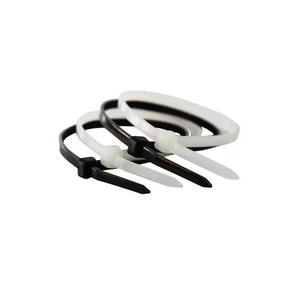 Plastic tie white 2.5x150mm 100 pcs. 