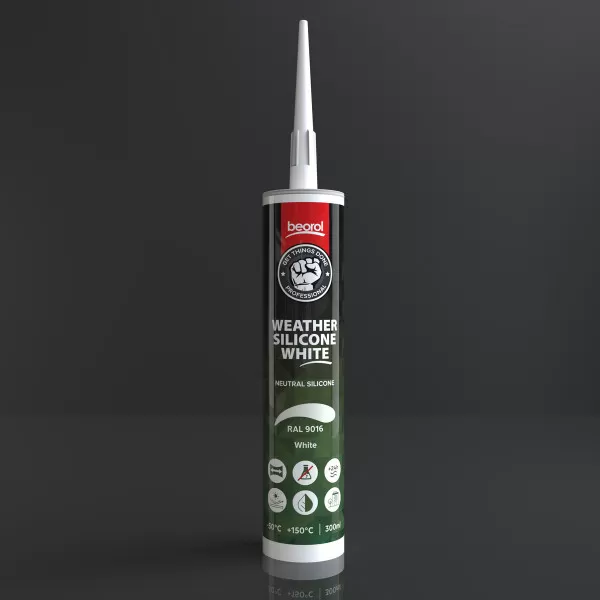 Weather silicone white 300ml 