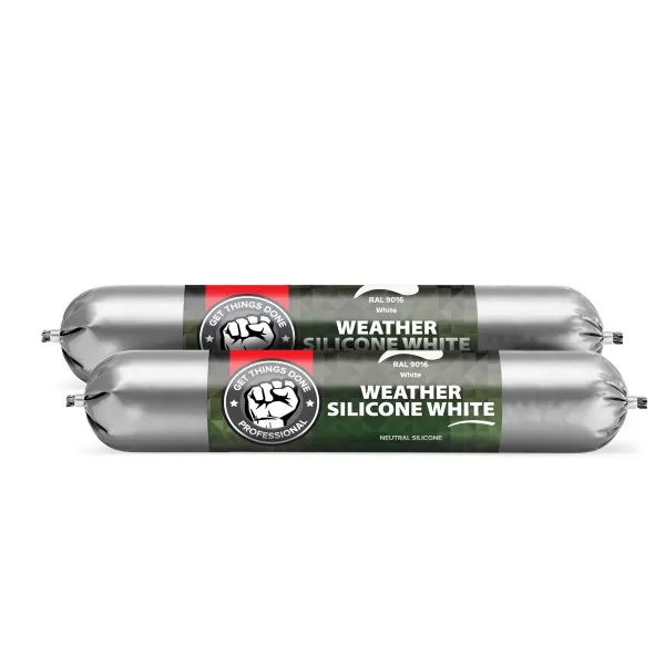 Weather silicone white 600ml 