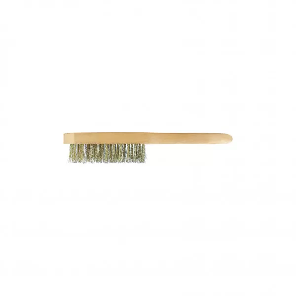 Brassed wire brush 