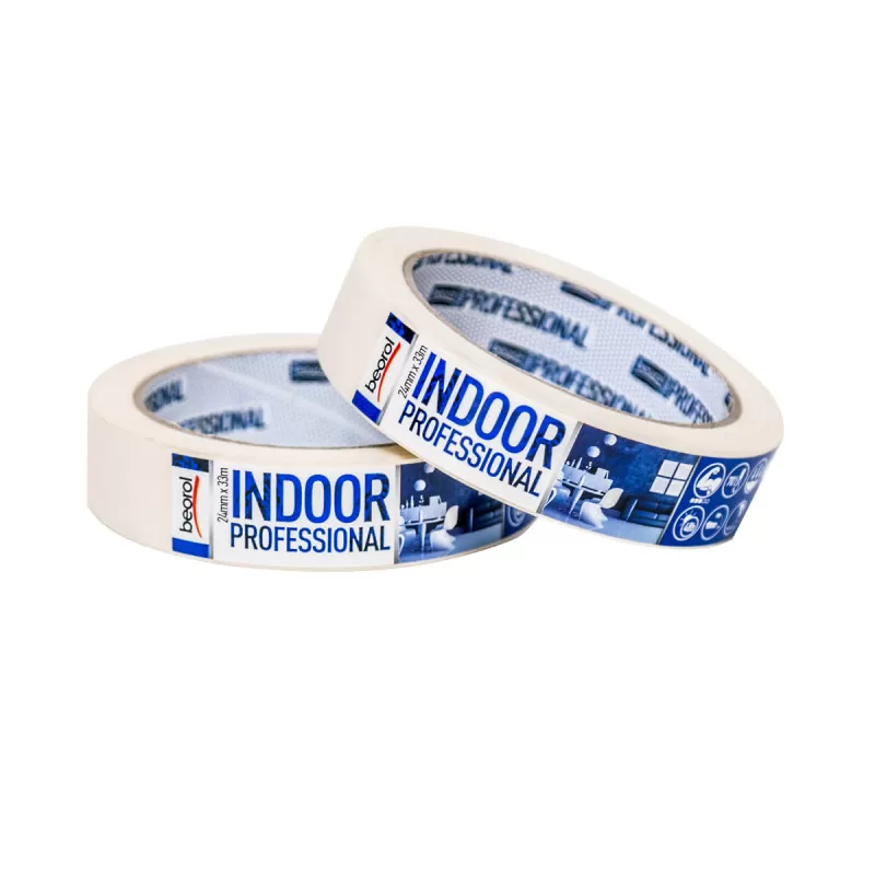 Masking tape Indoor Professional, 24mm x 33m, 70ᵒC 