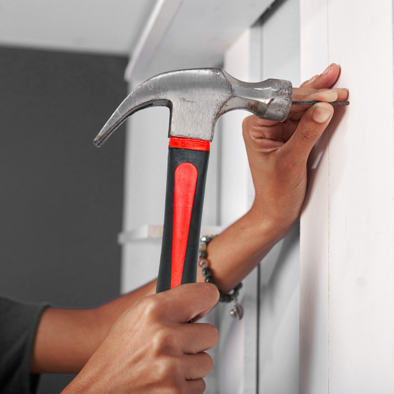 Carpenter hammer, fiberglass handle 600gr/21oz Beorol