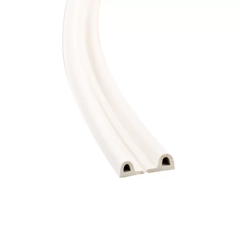 Seal strip P-profile, white 2x50m 