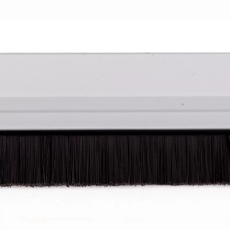 Adhesive PVC draught-exwith brush for the 1m white 