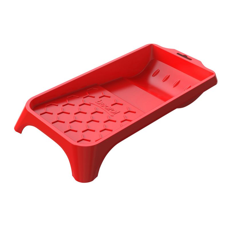 Plastic paint tray 15x32cm, red | Beorol