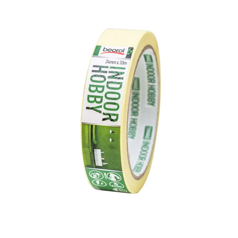 Masking tape Indoor Hobby 24mm x 33m, 60ᵒC 