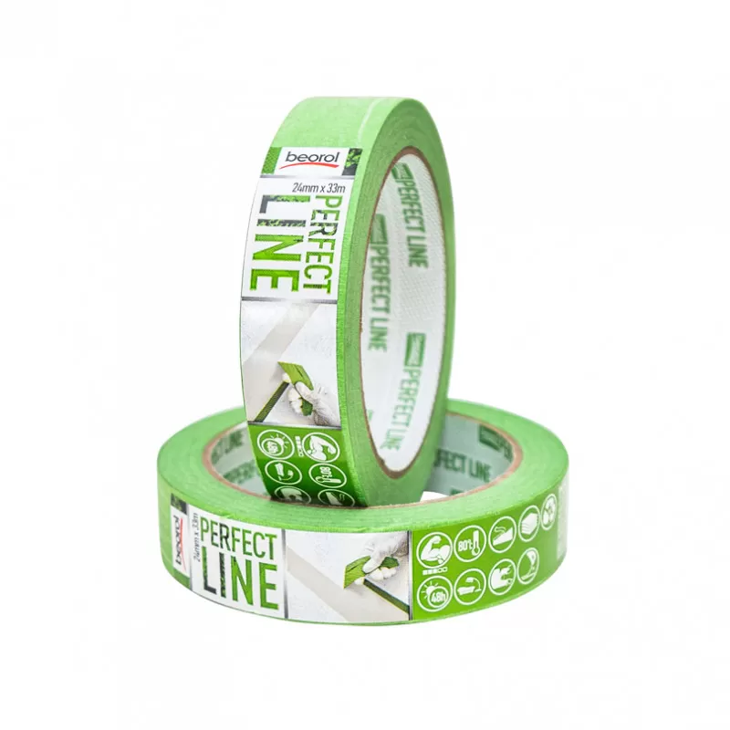 Masking tape Perfect Line 24mm x 33m, 80ᵒC 