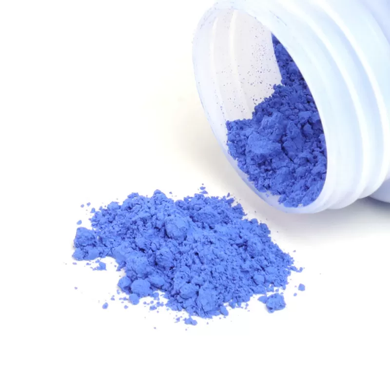 Chalk powder bottle for chalk line reel-blue 60gr