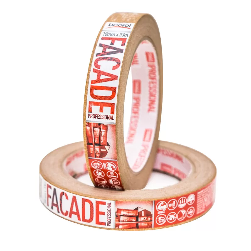 Masking tape Facade Professional 18mm x 33m, 90ᵒC 