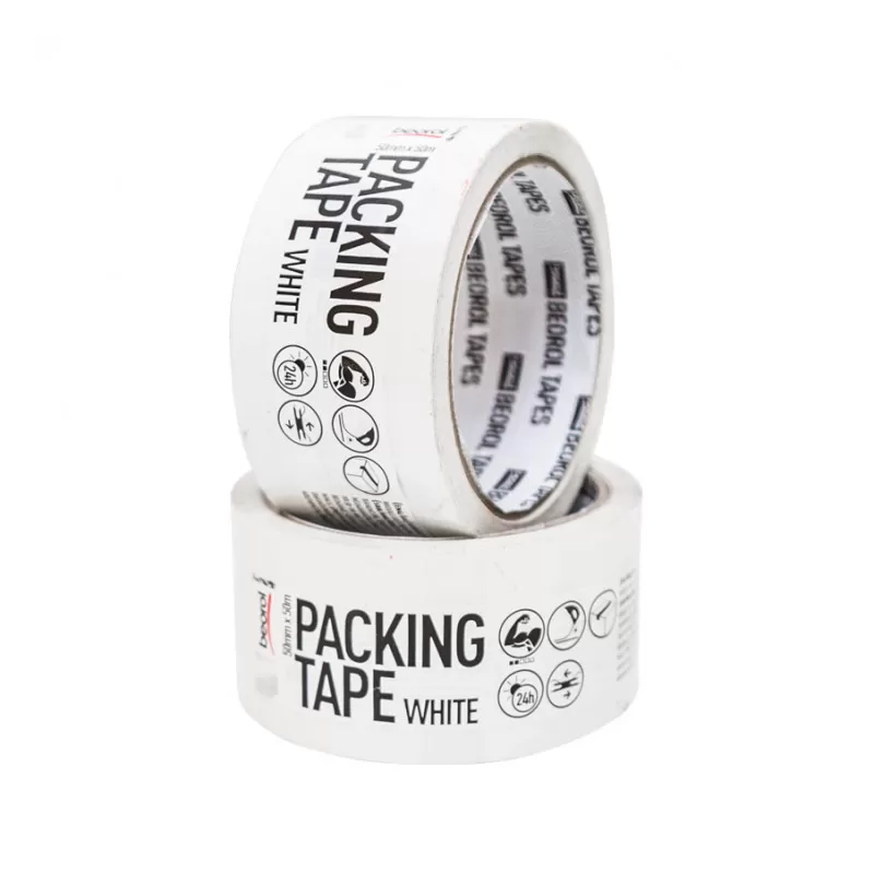 Painted tape white 50mm x 50m 