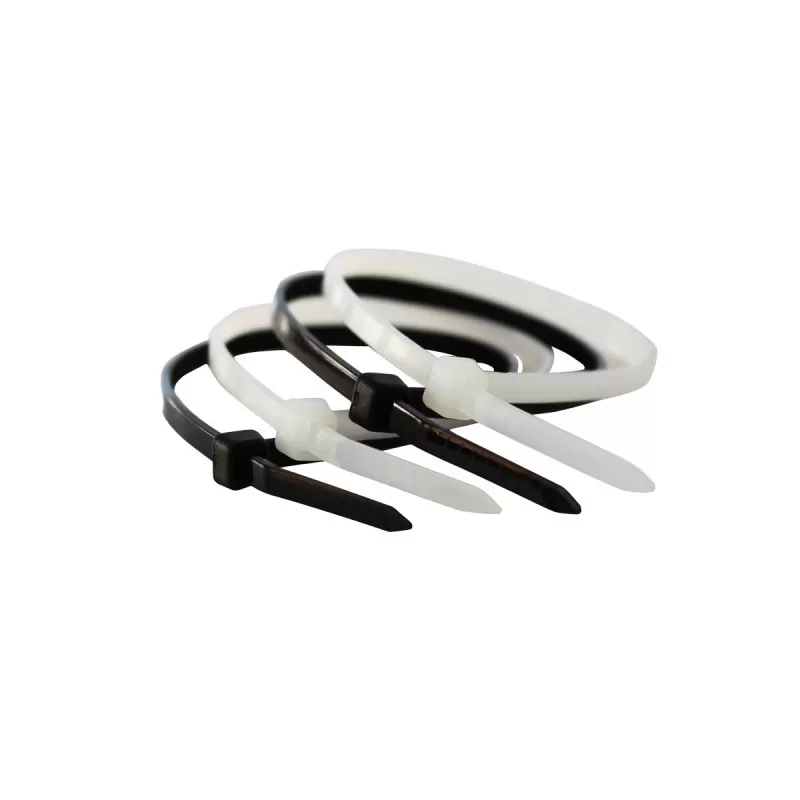 Plastic tie black 4.8x400mm 50 pcs. 