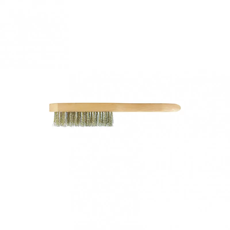 Brassed wire brush 