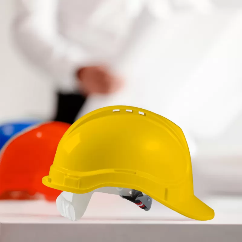 Safety helmet, yellow colour 