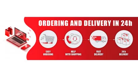 Ordering and delivery in 24h