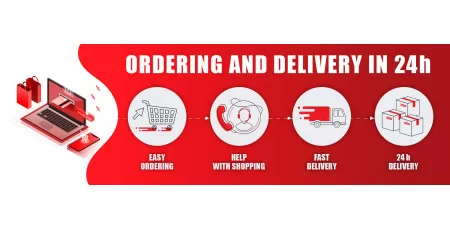 Ordering and delivery in 24h
